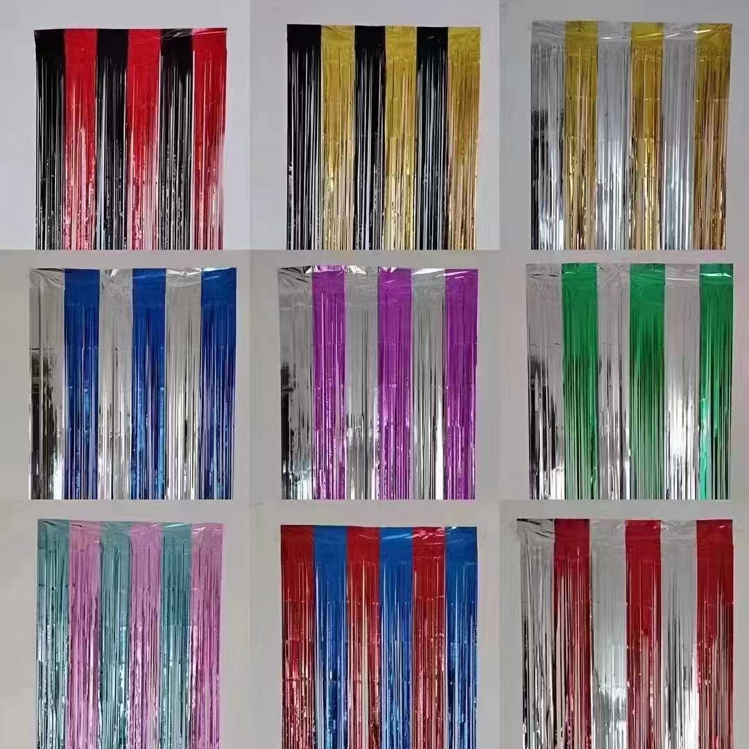 Mixed rain curtain backdrops